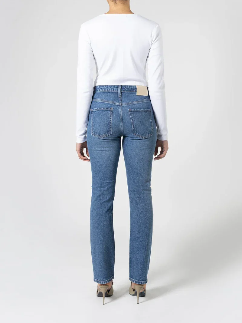 Nobody Denim Emily Jean in Easy Blue - Image 3