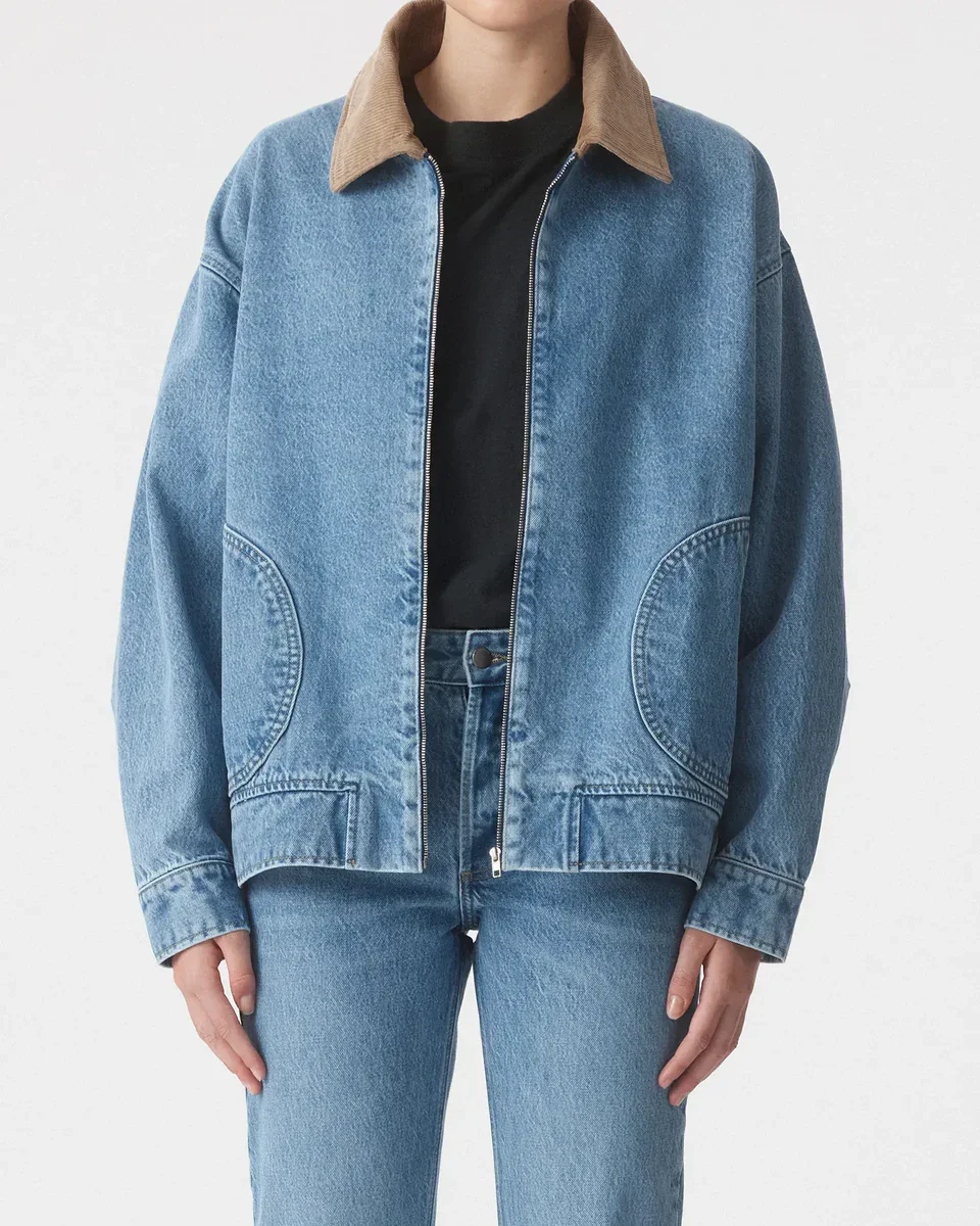Nobody Denim Gina Oversized Bomber Jacket - Image 2