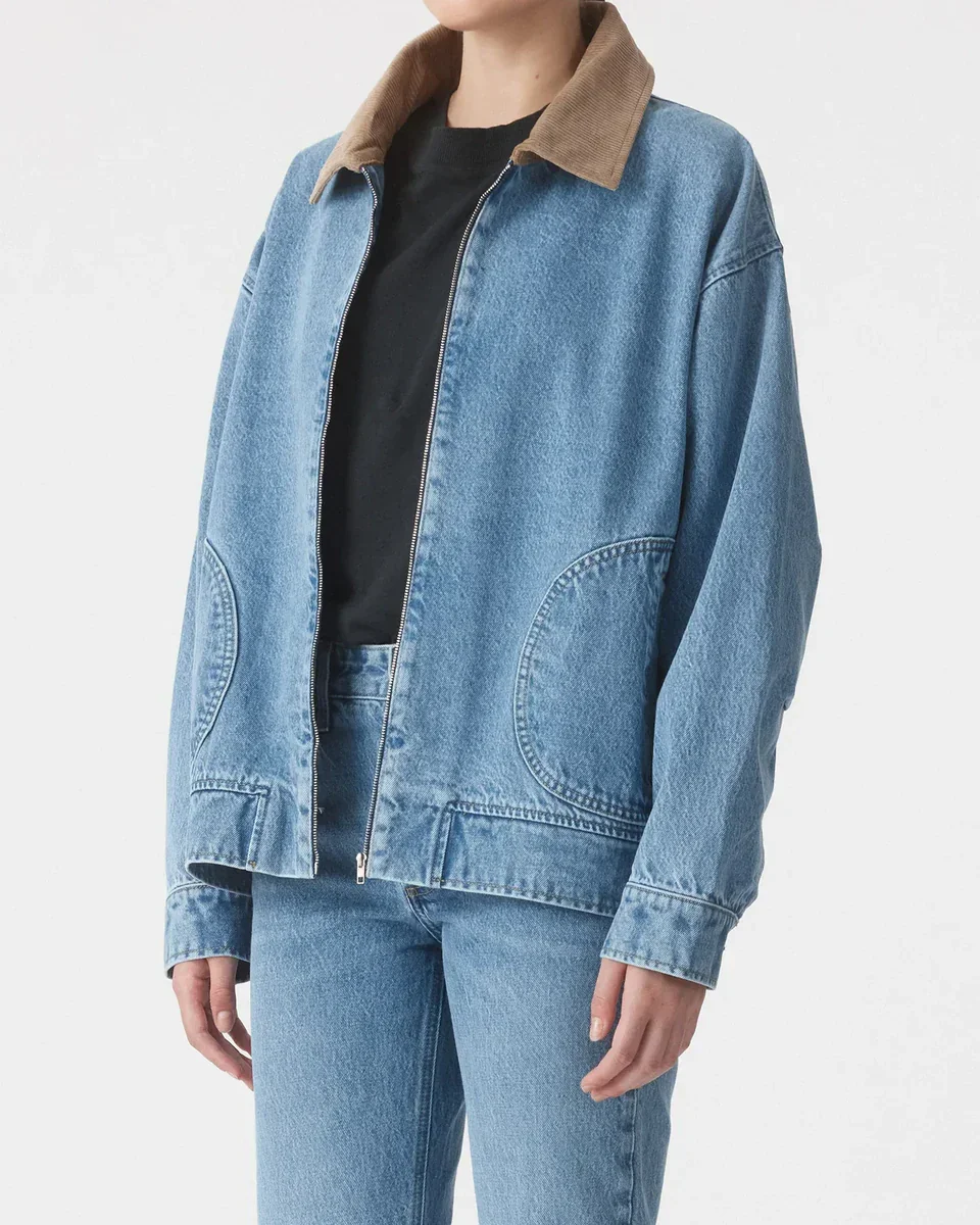 Nobody Denim Gina Oversized Bomber Jacket - Image 3