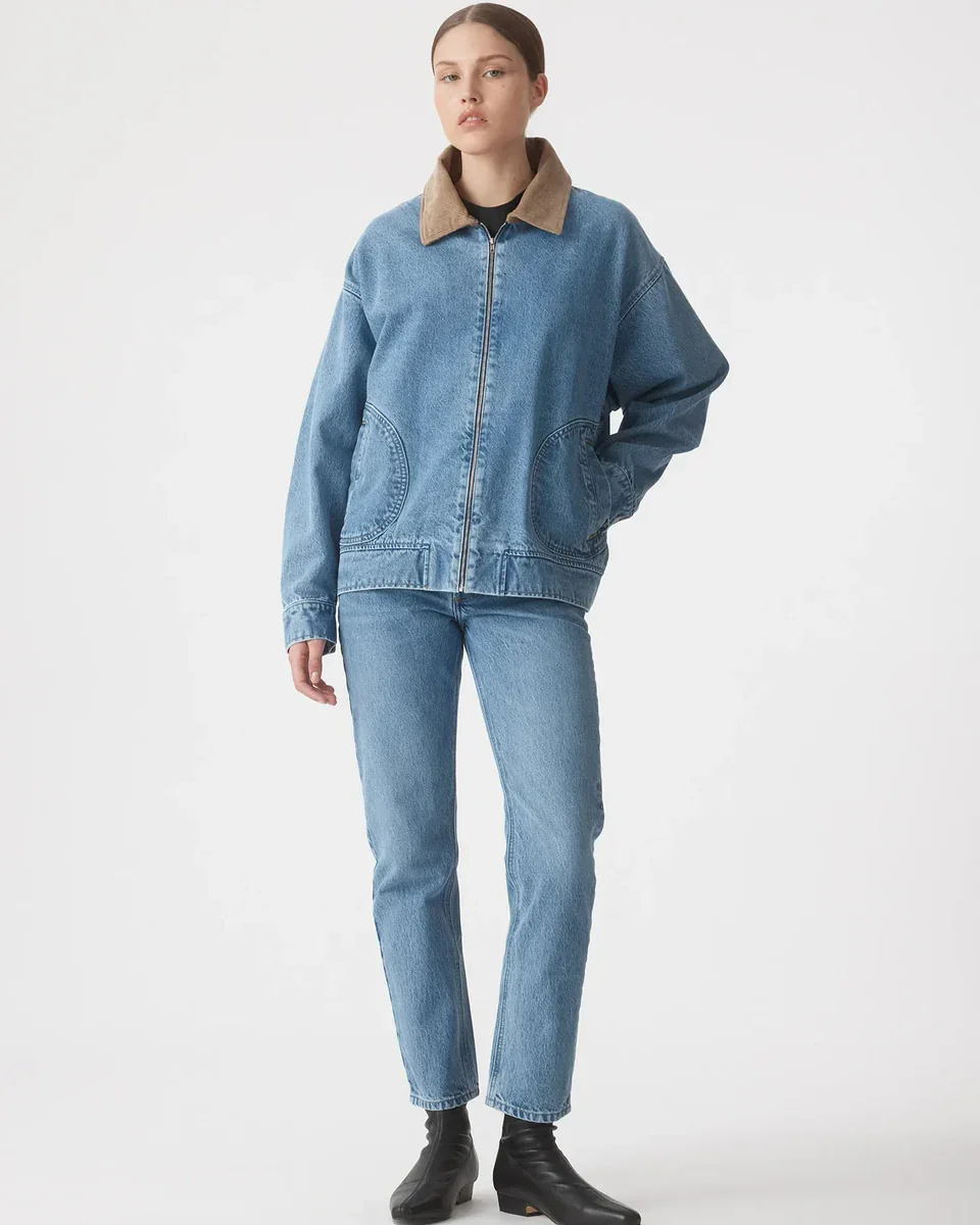 Nobody Denim Gina Oversized Bomber Jacket - Image 5