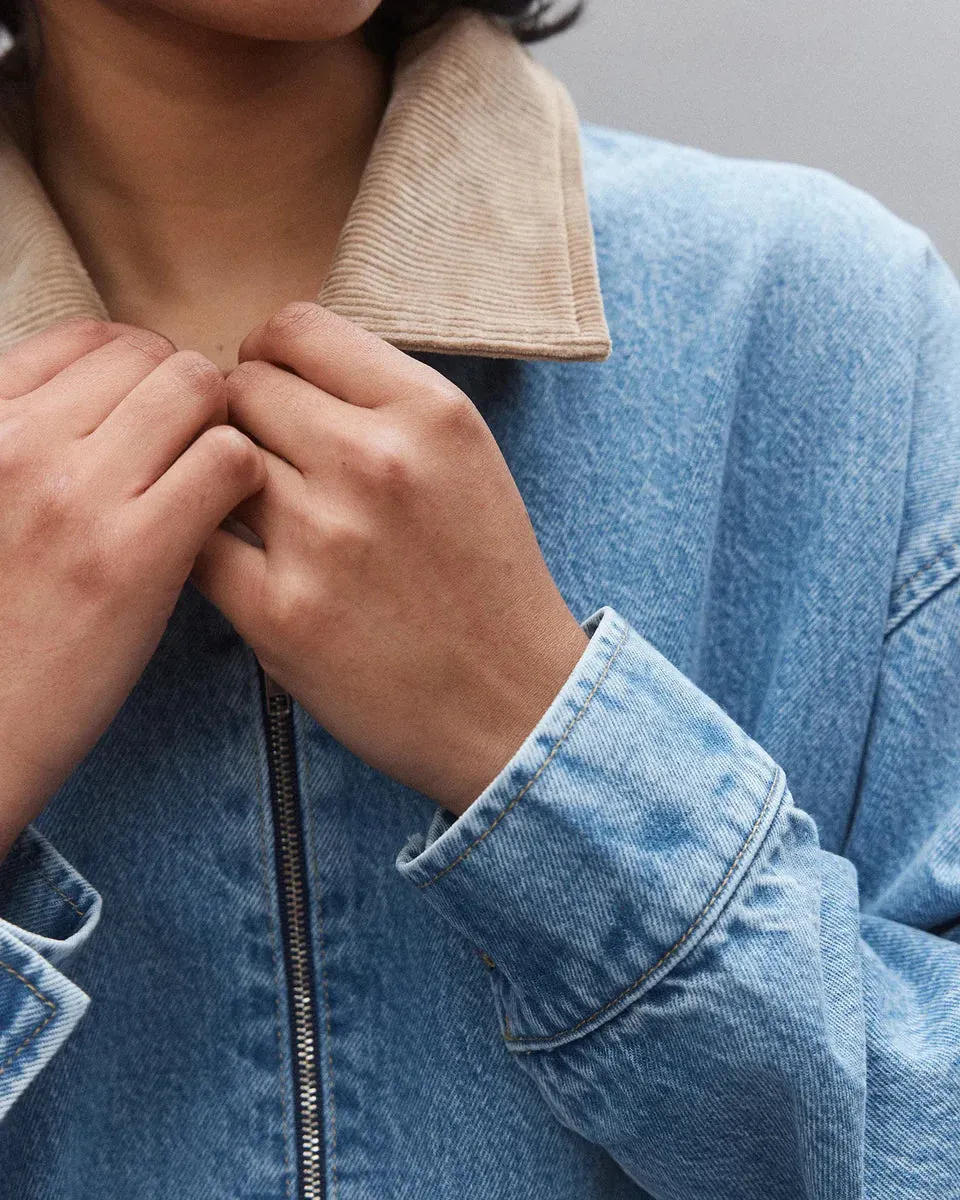 Nobody Denim Gina Oversized Bomber Jacket - Image 6
