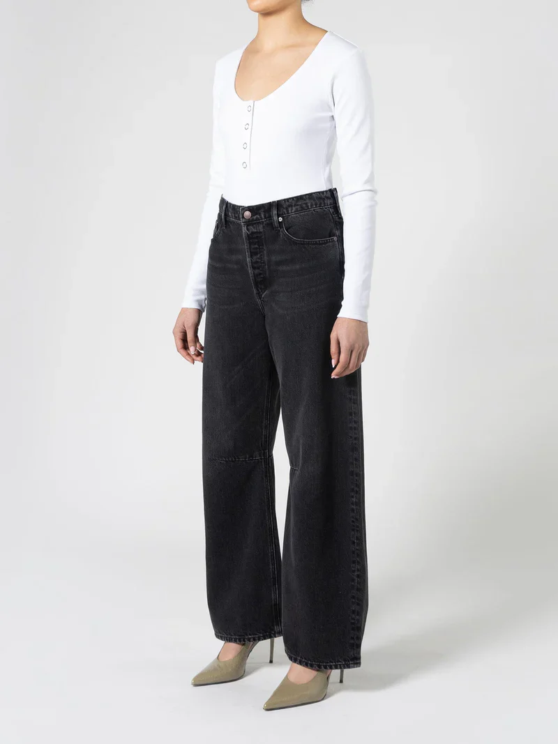 Nobody Denim Vera Jean Vintage Black - Image 3