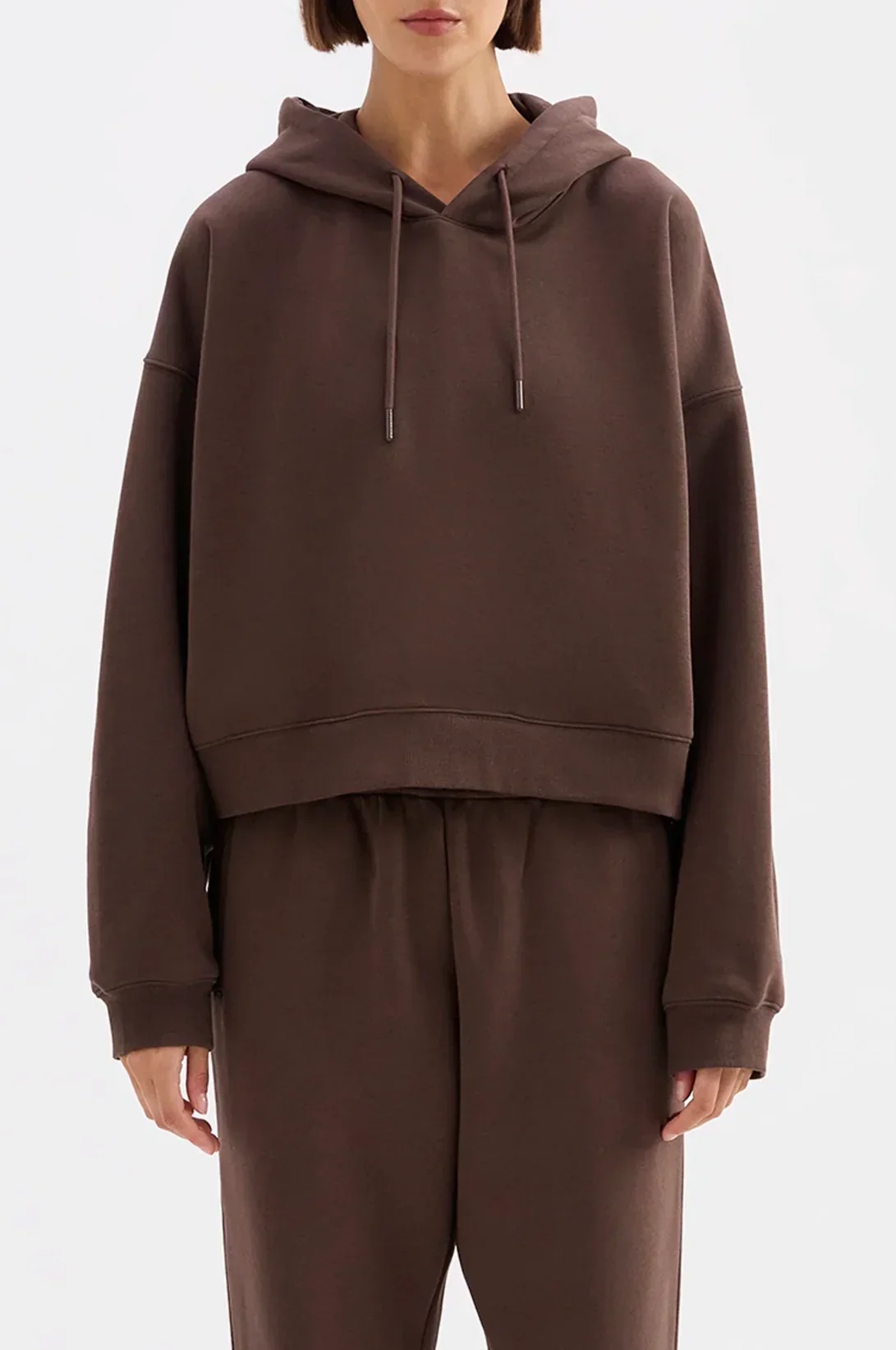 Nude Lucy Carter Classic Hoodie Chocolate - Image 2