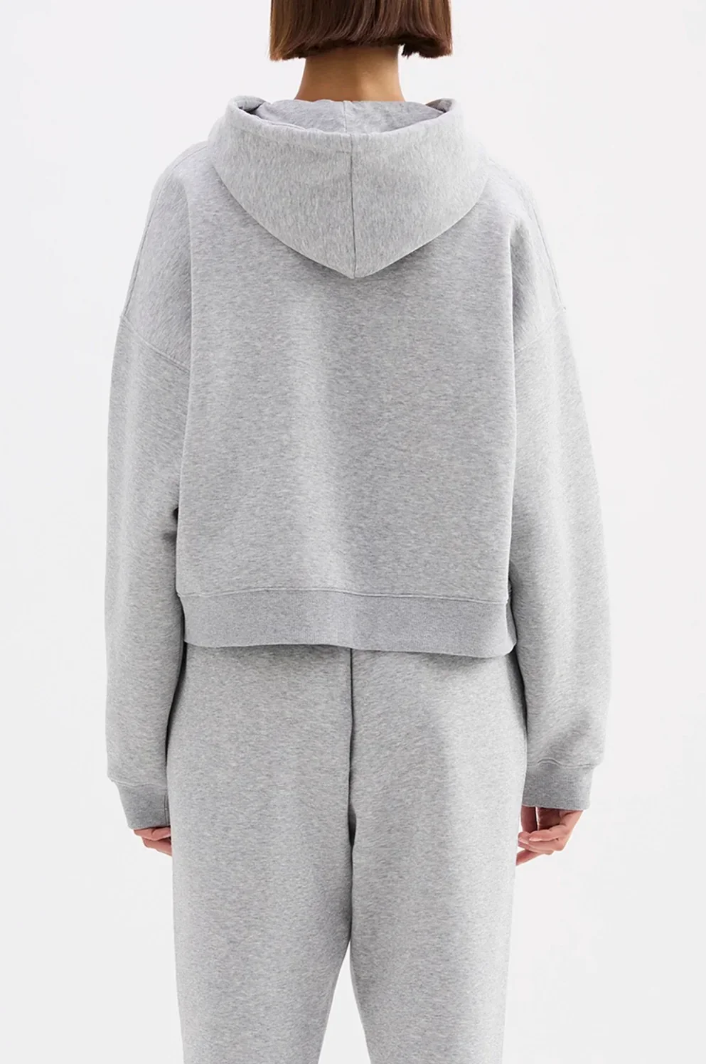 Nude Lucy Carter Classic Hoodie Grey Marle - Image 4