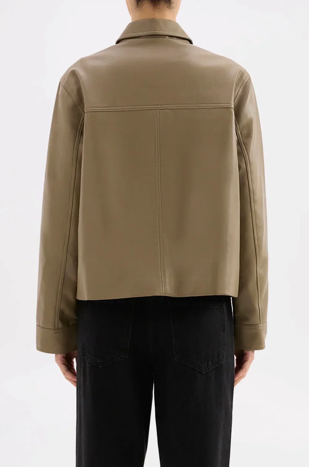 Nude Lucy Maude Vegan Leather Jacket Grove - Image 5