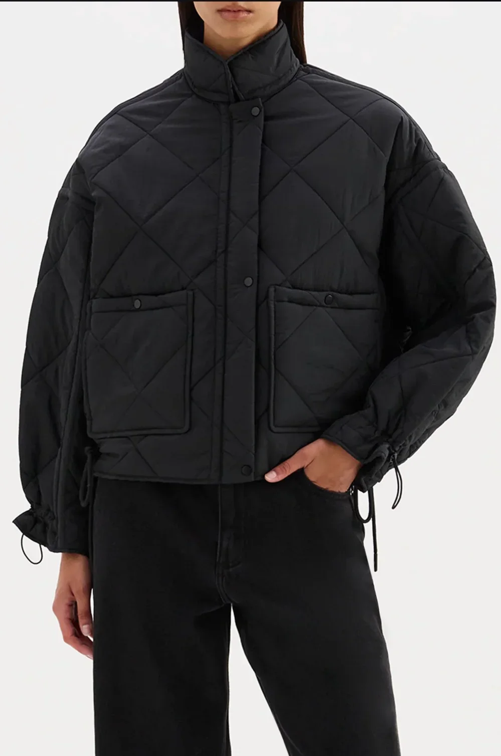 Nude Lucy Sloane Puffer Jacket in Black - Image 2