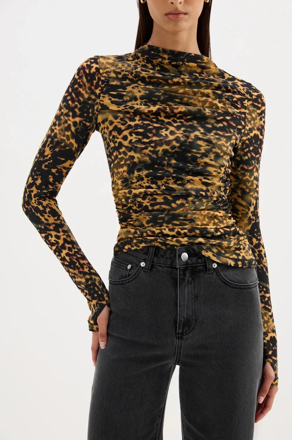 Nude Lucy Tora Mesh Long Sleeve Top - Image 5