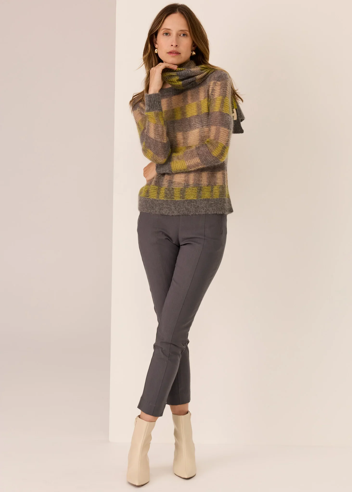 POL Ciara Stripe Textured Knit - Image 4
