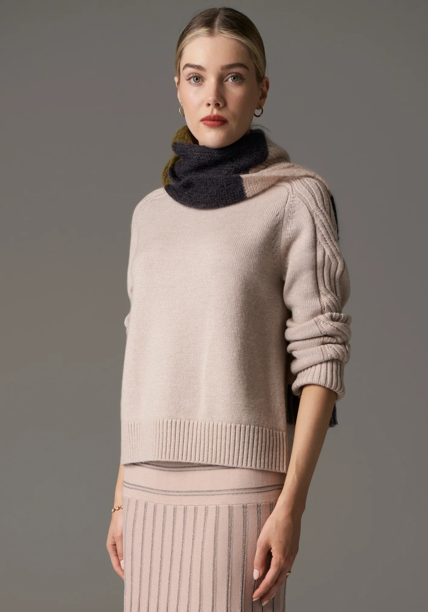 POL Maia Scarf in Multi - Image 3