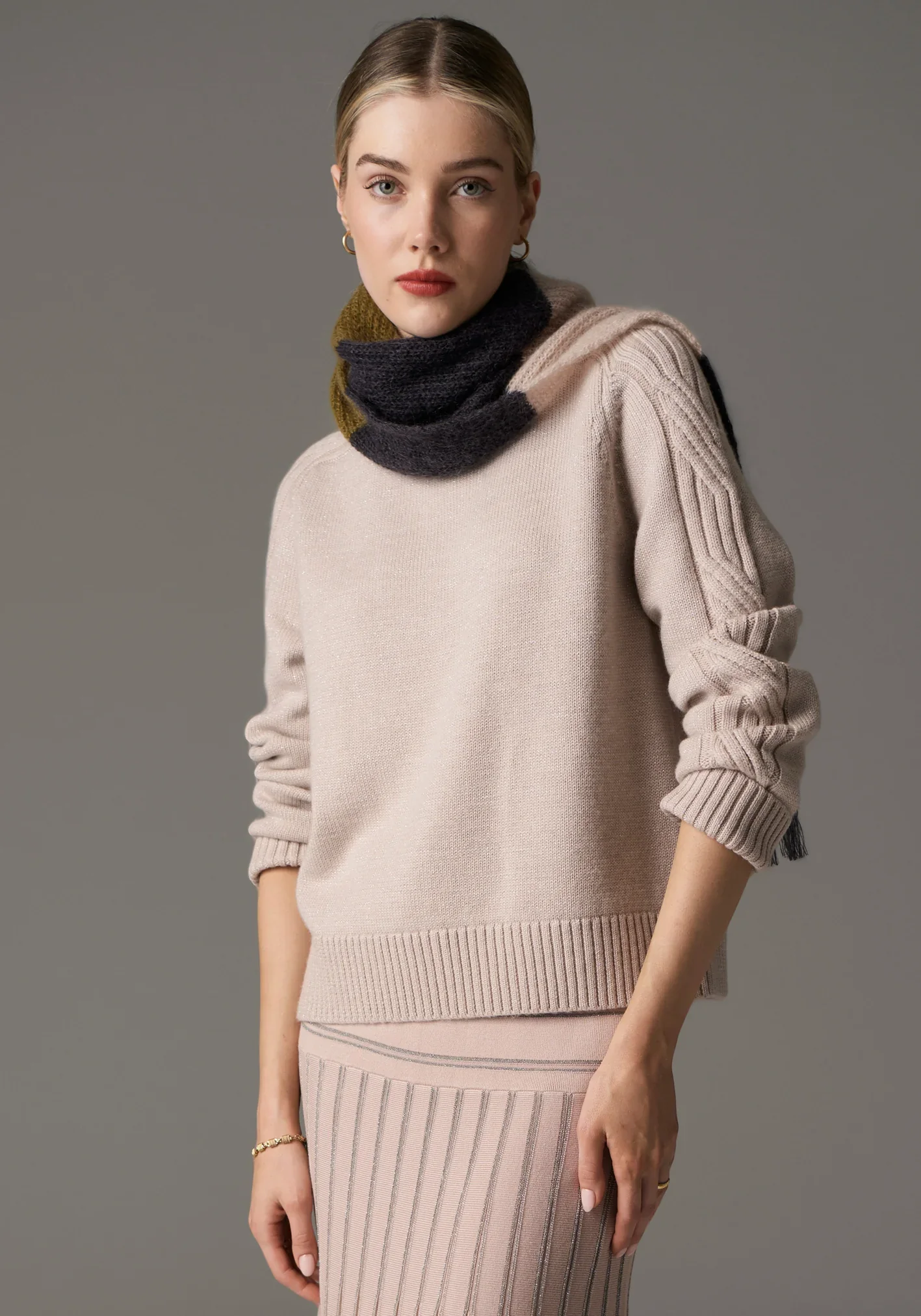 POL Maia Scarf in Multi - Image 4