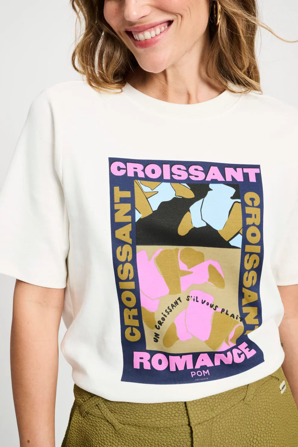 POM Amsterdam Croissant Romance T-Shirt - Image 5