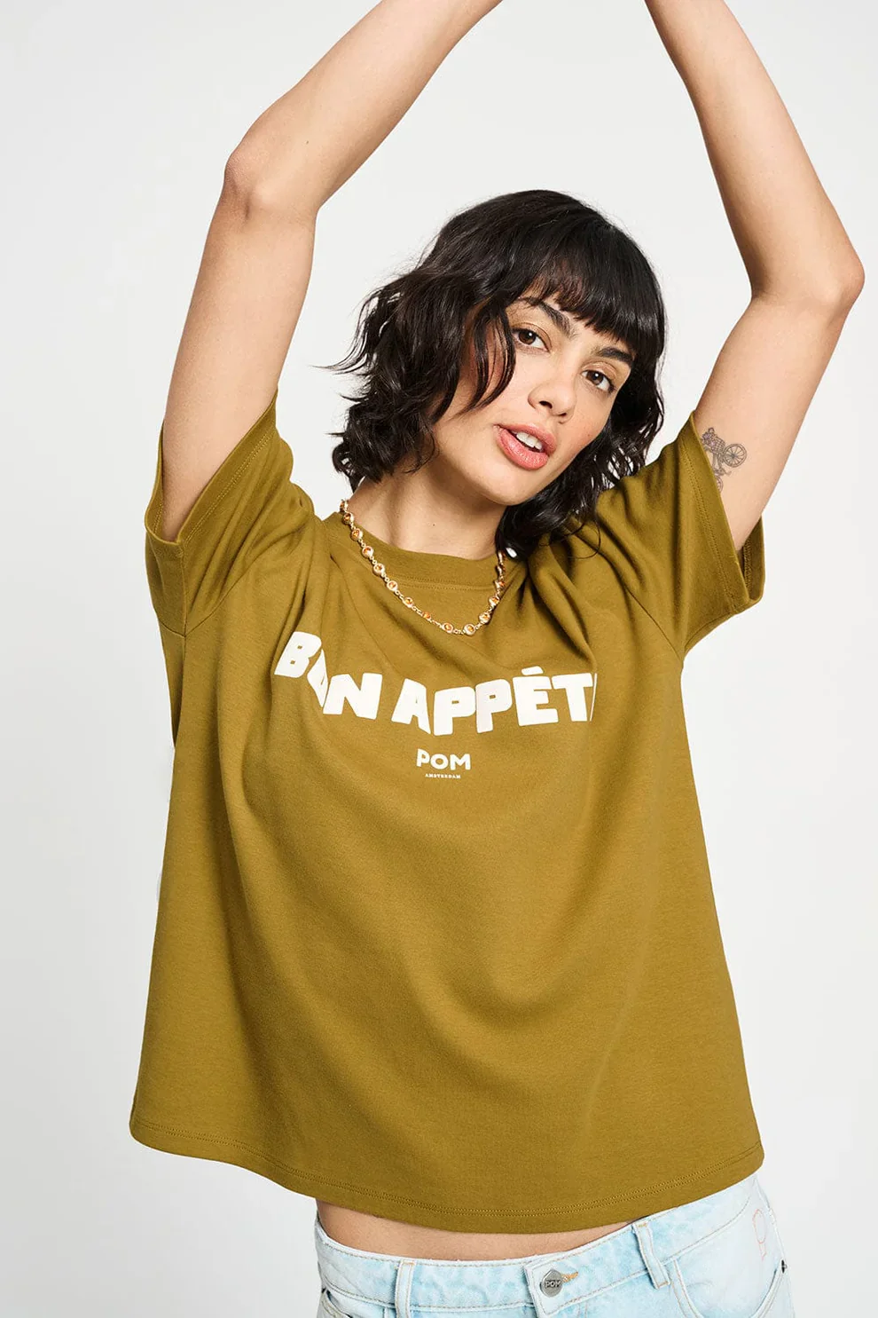 POM Amsterdam Bon Appétit T-Shirt - Image 5