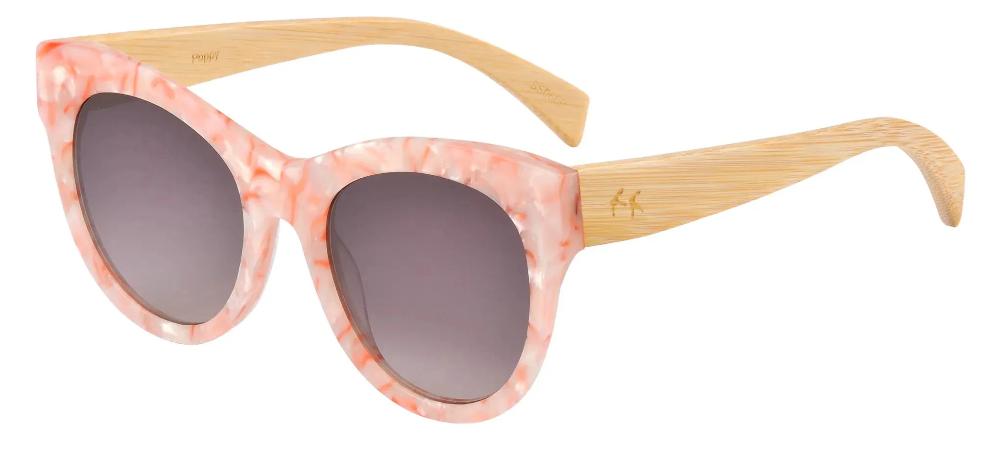 Sticks and Sparrows Poppy Sunglasses in Pink Marble - Image 3