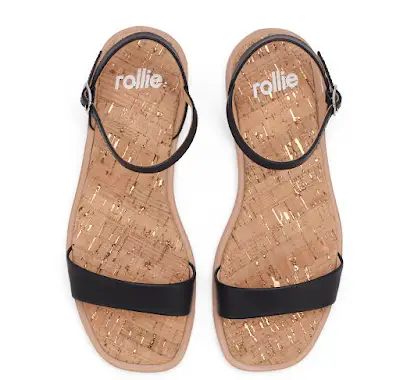 Rollie Sandal Cork Black - Image 7