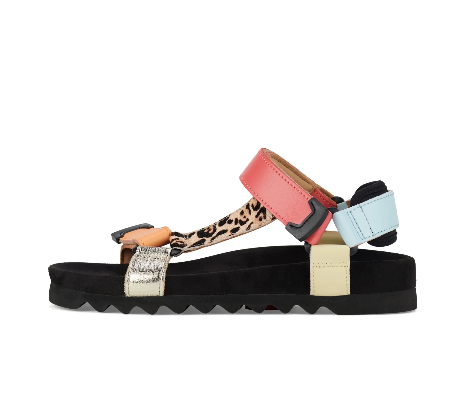 Rollie Sandal Tooth Wedge Multi Leopard - Image 7