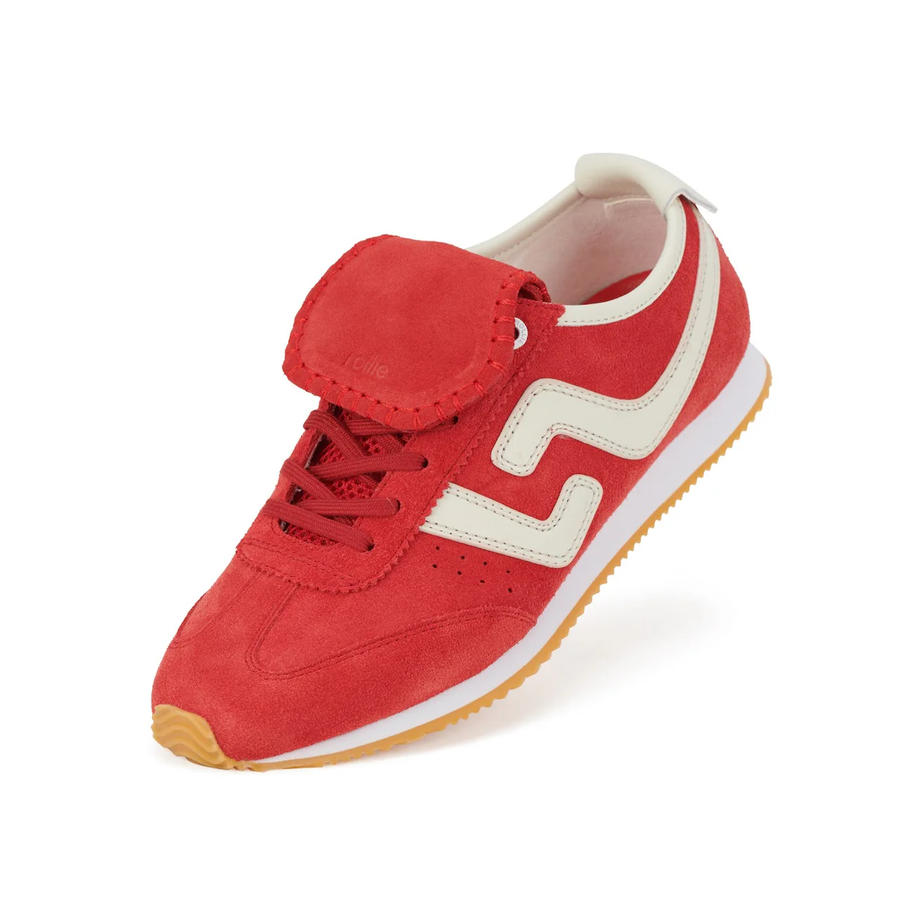 Rollie Shift Retro Sneaker Red/Ecru - Image 2