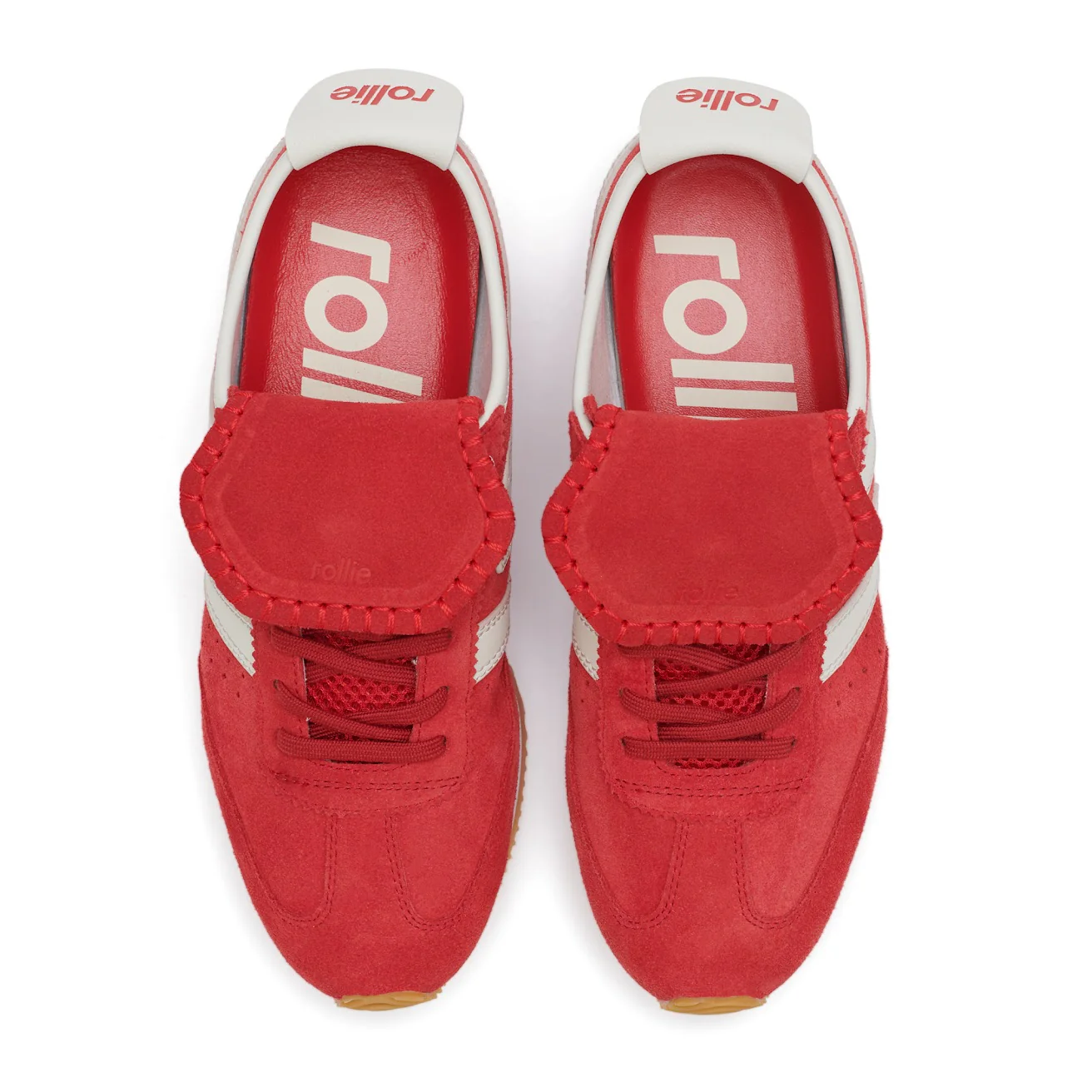 Rollie Shift Retro Sneaker Red/Ecru - Image 7