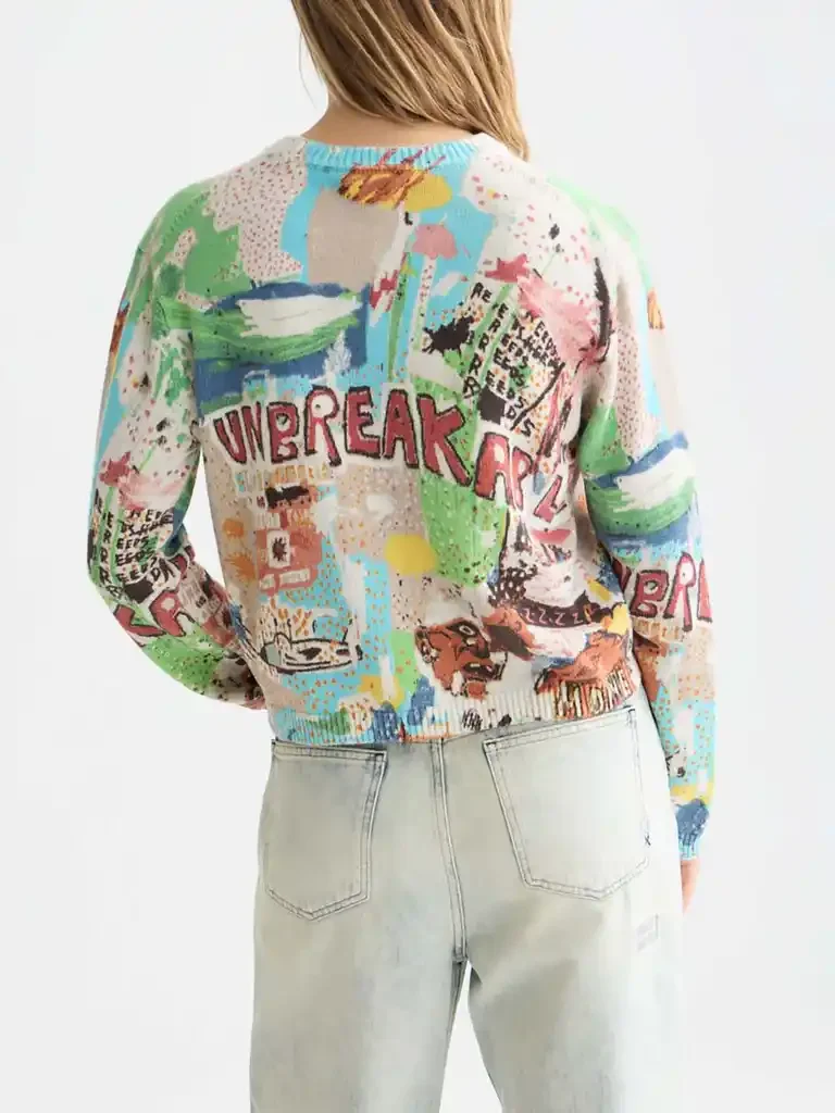 Scotch & Soda x Basquiat Printed Pullover - Image 3