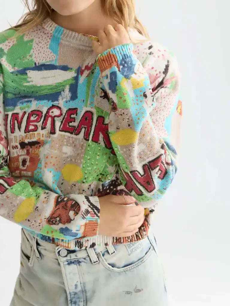 Scotch & Soda x Basquiat Printed Pullover - Image 4