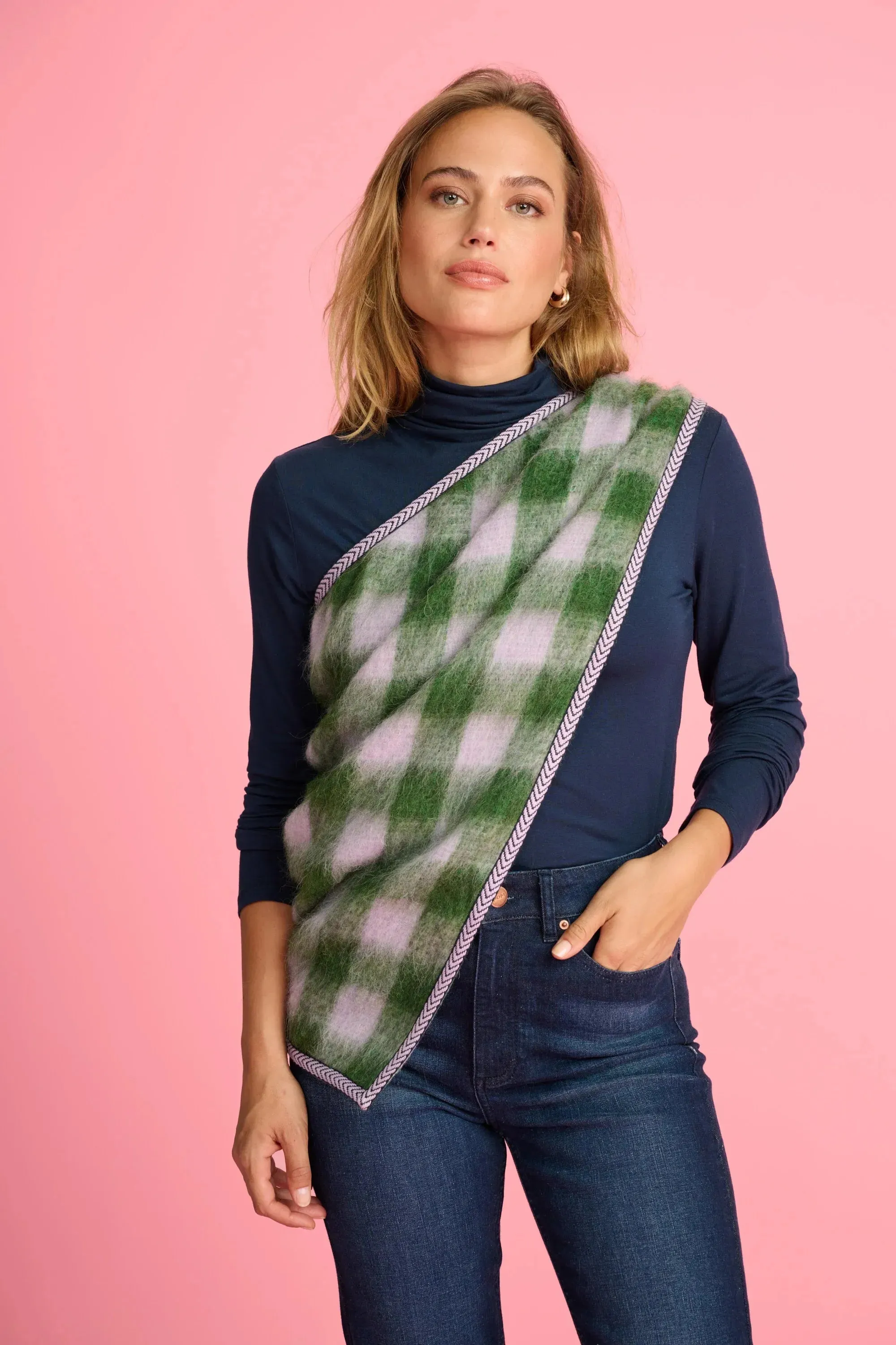 SHAWL - COSY EVERGREEN - Image 2