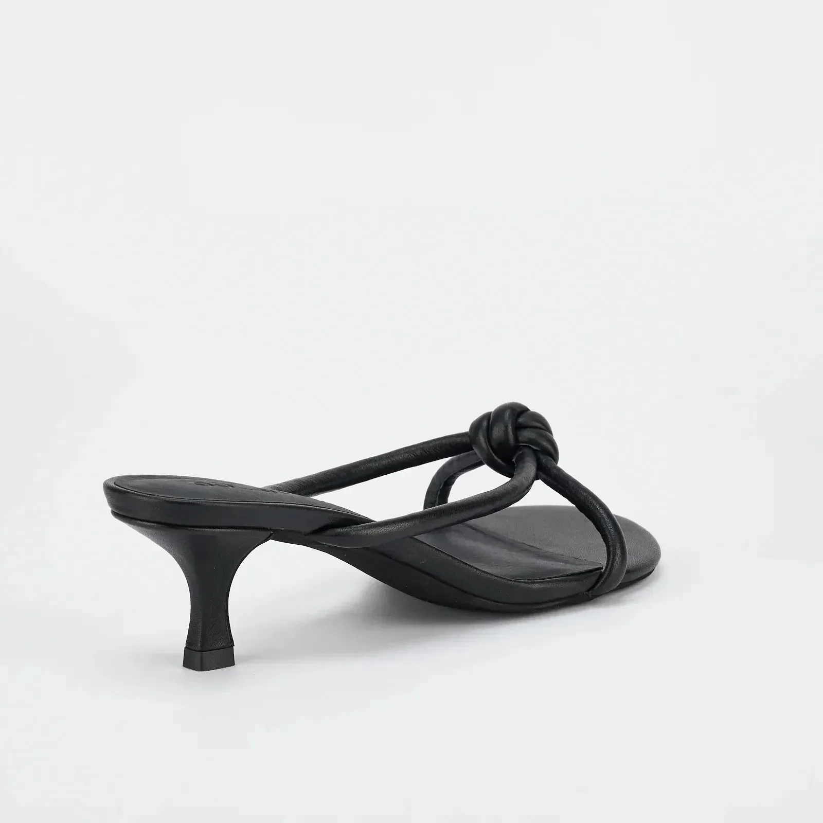 Sol Sana Antibes Mule in Black Leather - Image 4