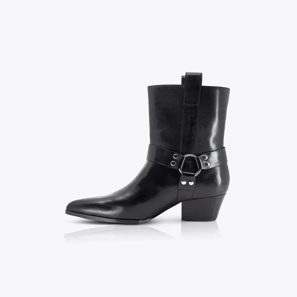 Sol Sana Biker Boot in Black - Image 4