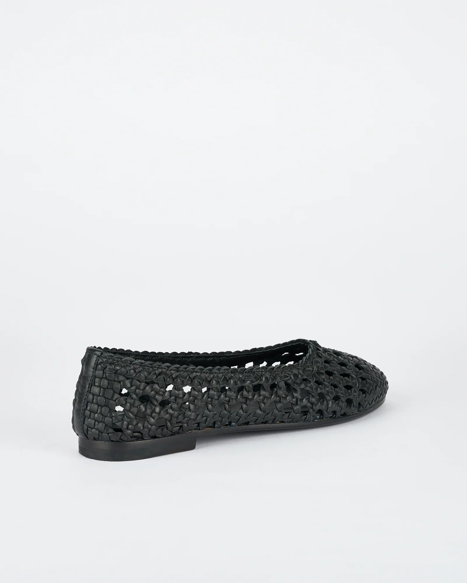 Sol Sana Greene Ballet Flat in Black Leather - Image 3