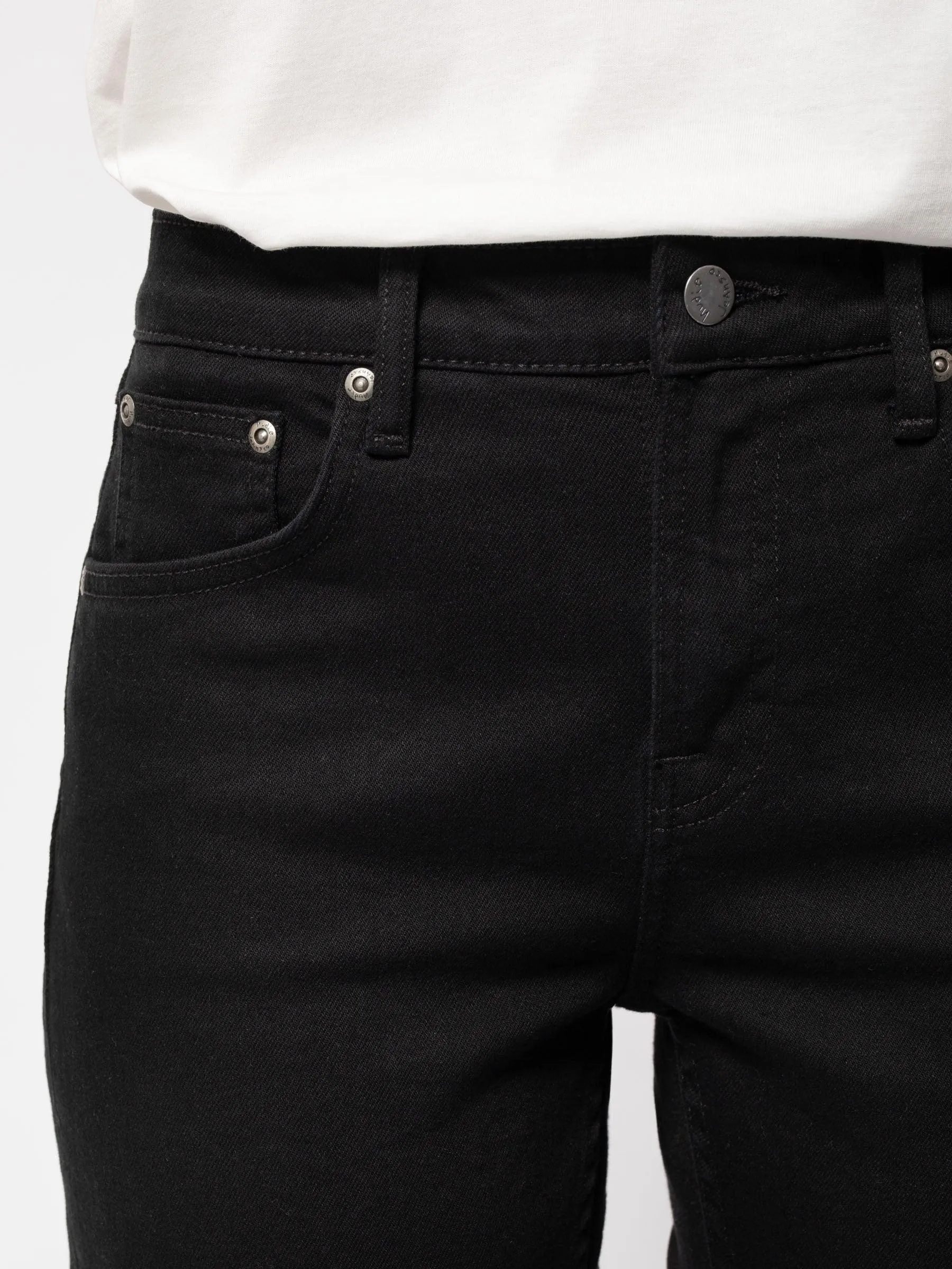Nudie Jeans Straight Sally in Everblack - Image 3