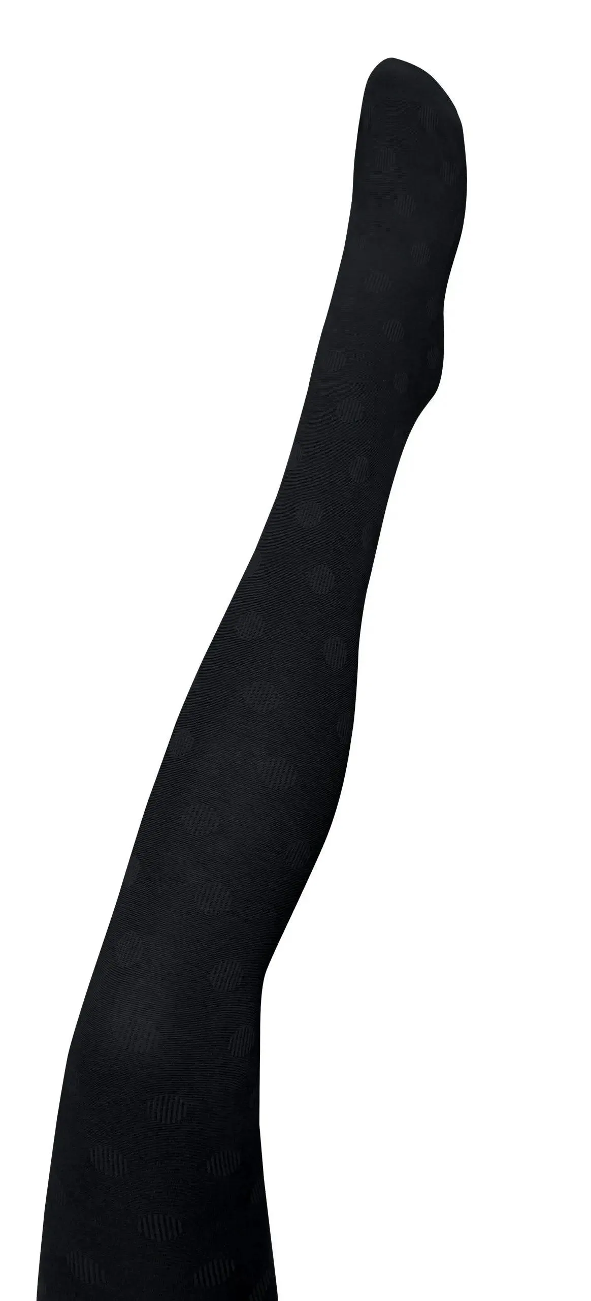 Tightology Cirque Cotton Tights in Black - Image 2