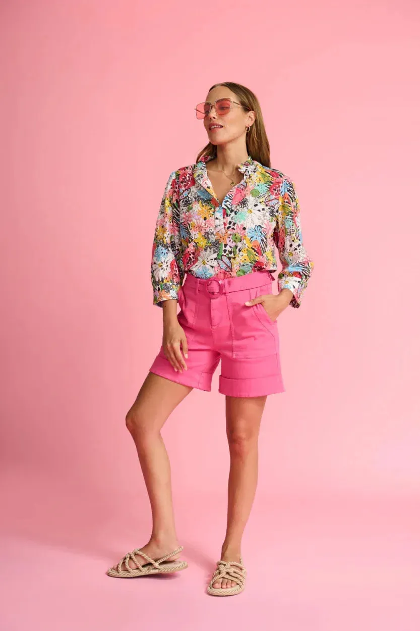 POM Amsterdam Mia Tropical Blouse in Bouquet - Image 5