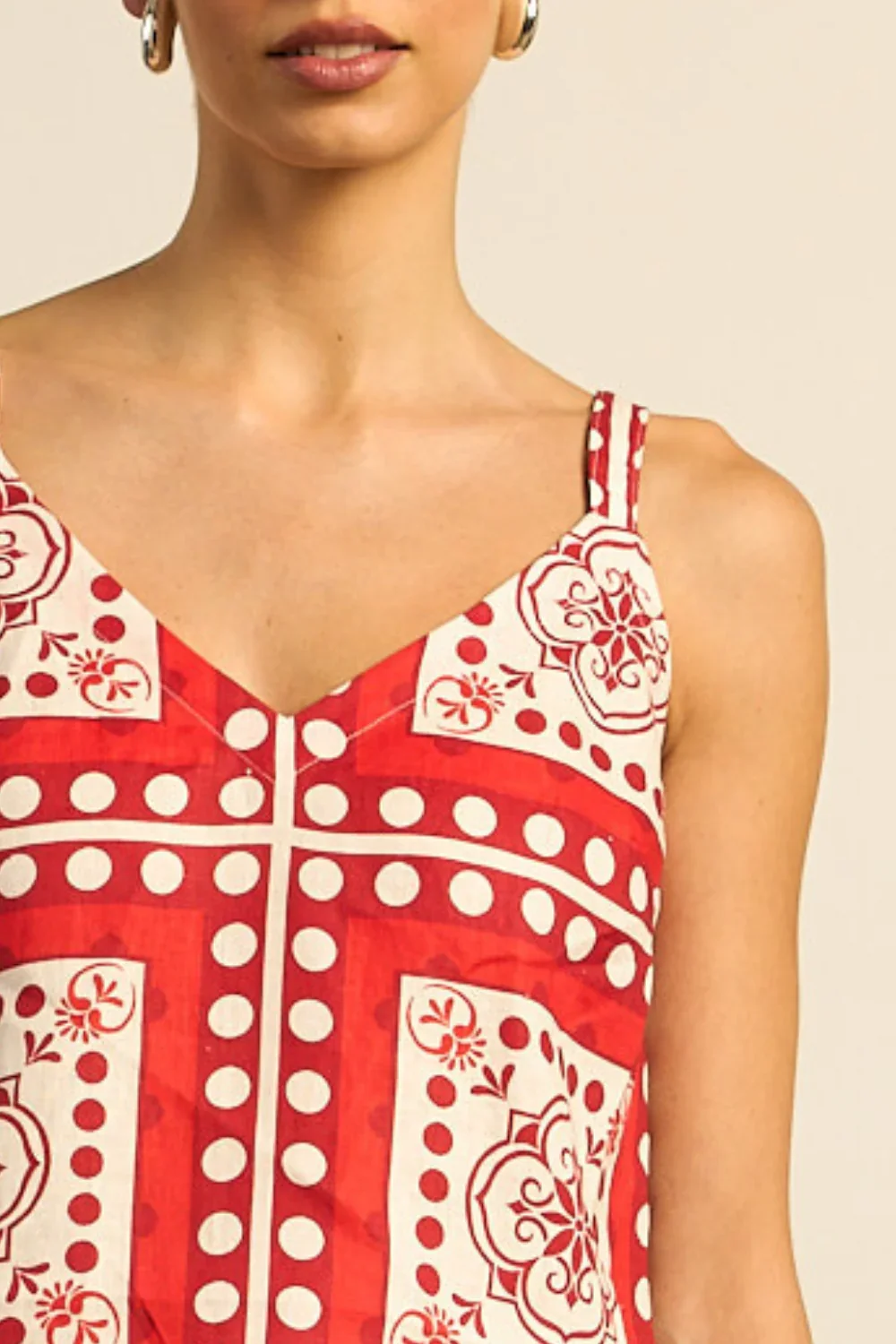 Zoe Kratzmann Memo Top in Poppy Scarf - Image 3